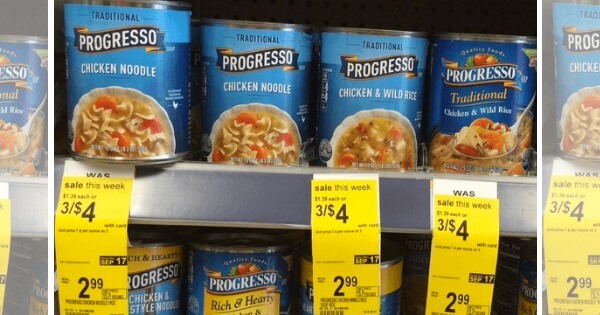 Progresso Soup Cans Just $1 at Walgreens! | Living Rich With Coupons®