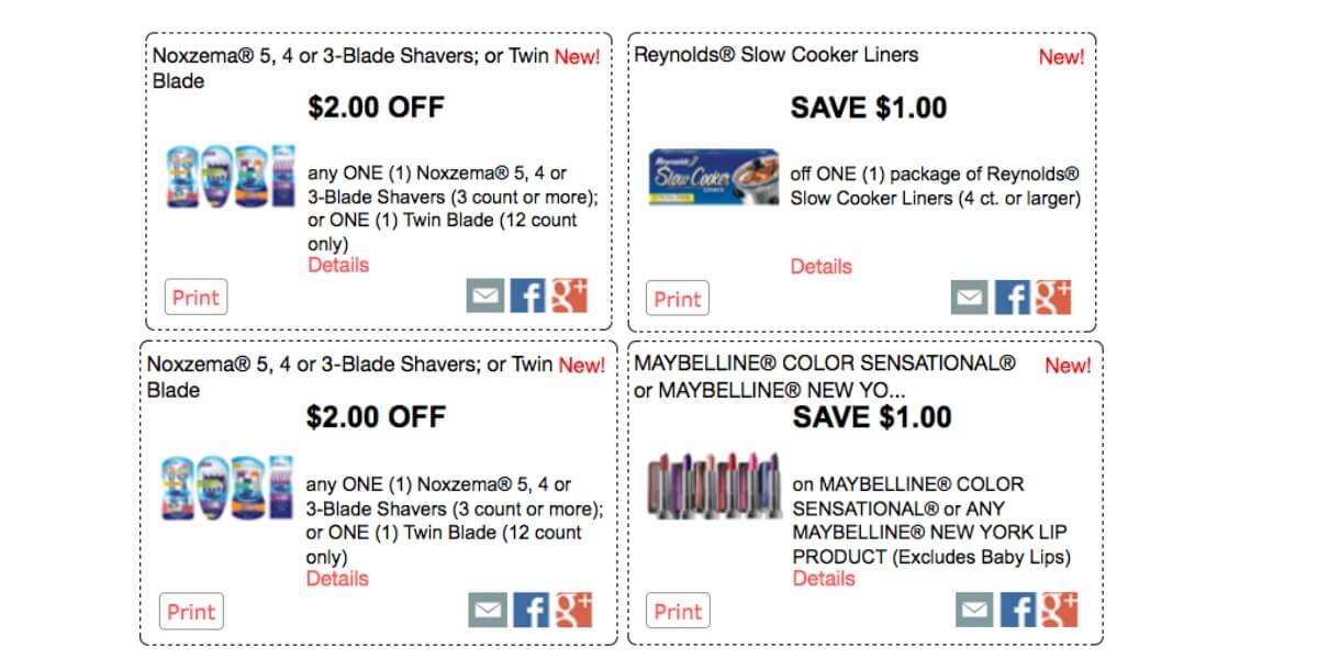 Over $18 in New Red Plum Printable Coupons - Save on Maybelline ...