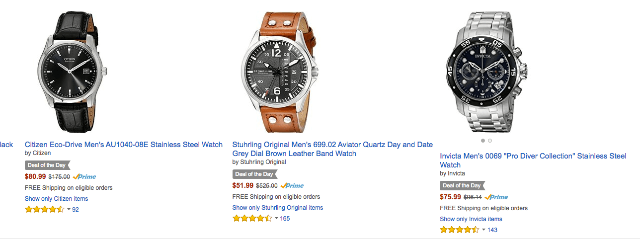 Up to 50% Off Best-Selling Men’s Watches Prices Starting at $15.99 ...