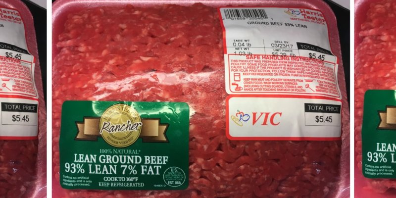 93% Ground Beef Just $2.99/lb at Harris Teeter! {No Coupons Needed