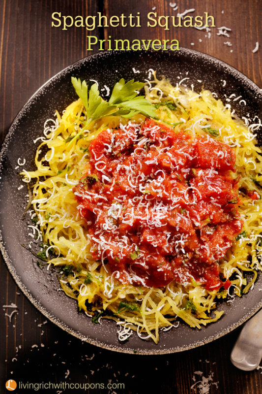 Spaghetti Squash Primavera Recipe | Living Rich With Coupons®