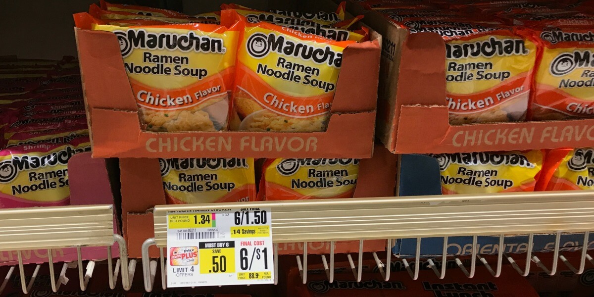 ShopRite Deal! Maruchan Ramen Noodle Soup Just $ per pack | Living Rich  With Coupons®