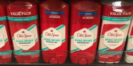 Old Spice Deodorant $1.48 each at Walgreens