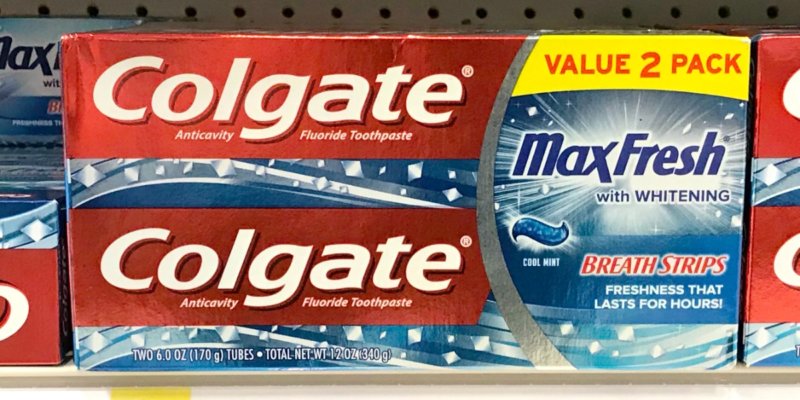 Colgate MaxFresh Twin Pack Toothpaste Only $0.80 at Target! | Living ...