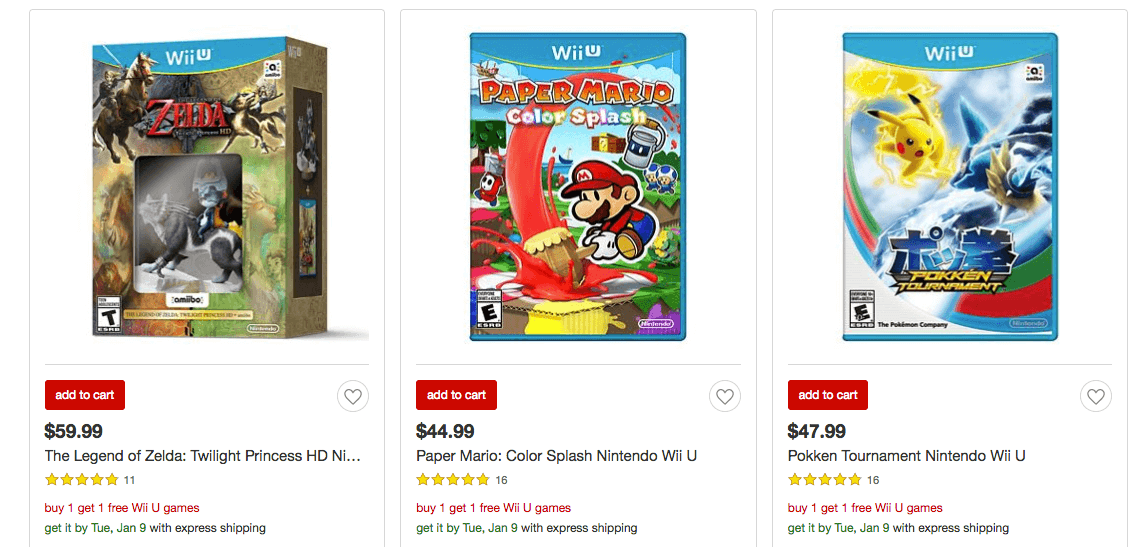 Target: Buy 1 Get 1 Free Select Wii U Video Games | Living Rich With ...