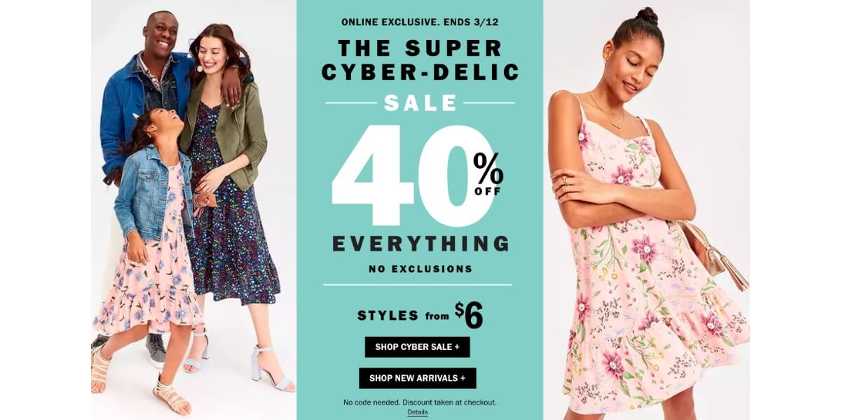 Old Navy: 40% Off Everything + Free Tote with Any Purchase! | Living ...