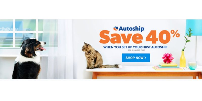 Chewy.com Extra 40% off Your First Autoship Order Combine With Other ...