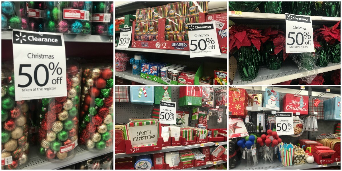 50% off Christmas Clearance at Walmart
