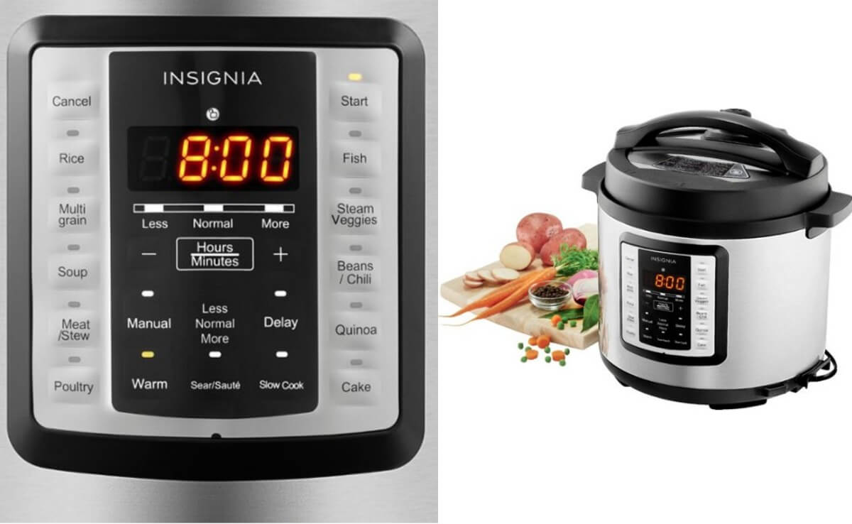 Insignia™ – 6-Quart Multi-Function Pressure Cooker $29.99 (Reg