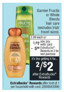 New $1/1 Garnier Fructis Hair Care Coupon - 2 FREE at CVS & More!Living ...