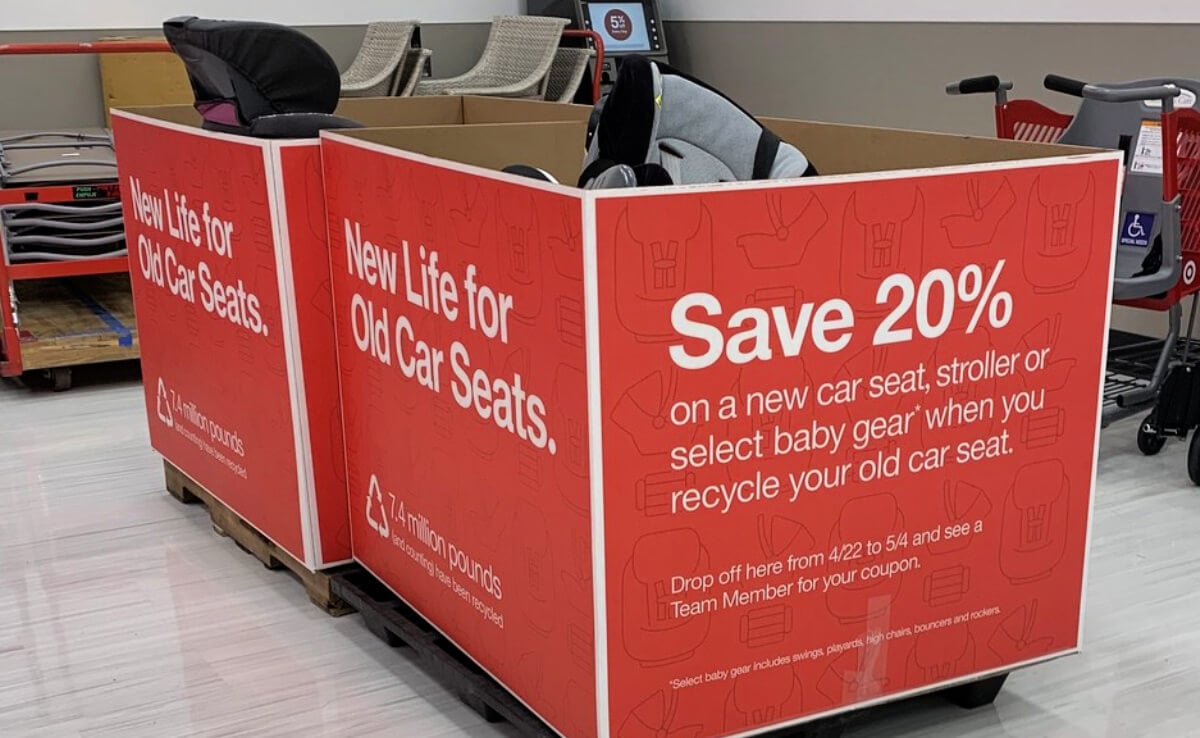 Get A 20 Off Coupon After Target Car Seat Trade In Event Living 