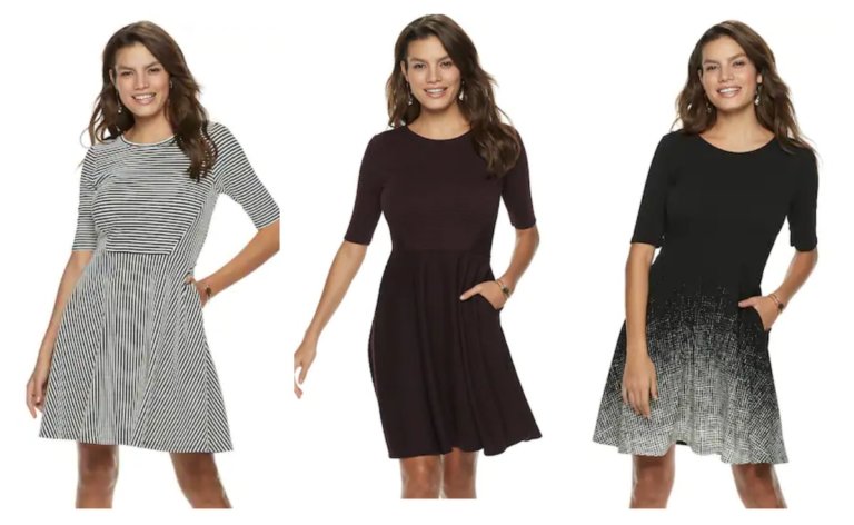 Apt. 9Â® Fit & Flare Dress Only $20 (org $50) at Kohls | Living Rich With CouponsÂ®