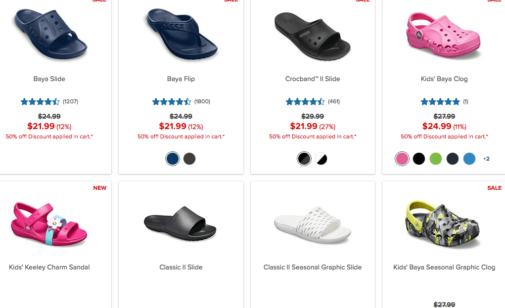 Crocs: Extra 50% Off Clearance Items, Starting at just $10.99! | Living ...
