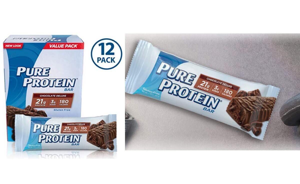 Prime Day Deals: Pure Protein Bars Chocolate Deluxe 12 Pack | Living ...