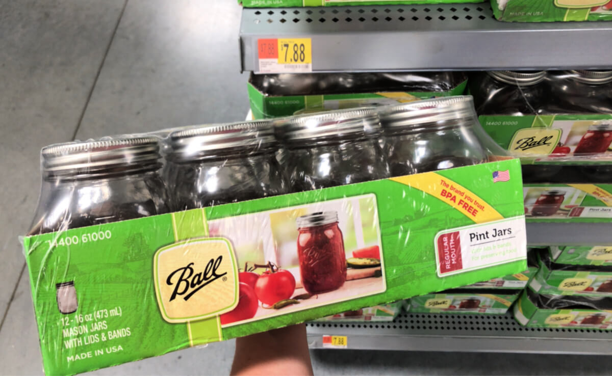 Ball Jars, 16oz 12pk Only $1.88 At Walmart! {ibotta Rebate} 