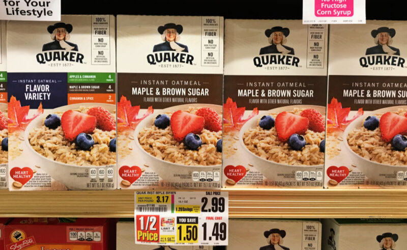 Quaker Instant Oatmeal Just $0.99 at ShopRite! | Living Rich With Coupons®