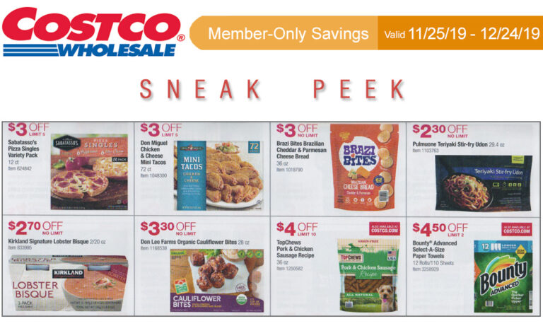 Costco Sneak Peek – Members Only Savings 1/2 – 1/26/20 | Living Rich ...