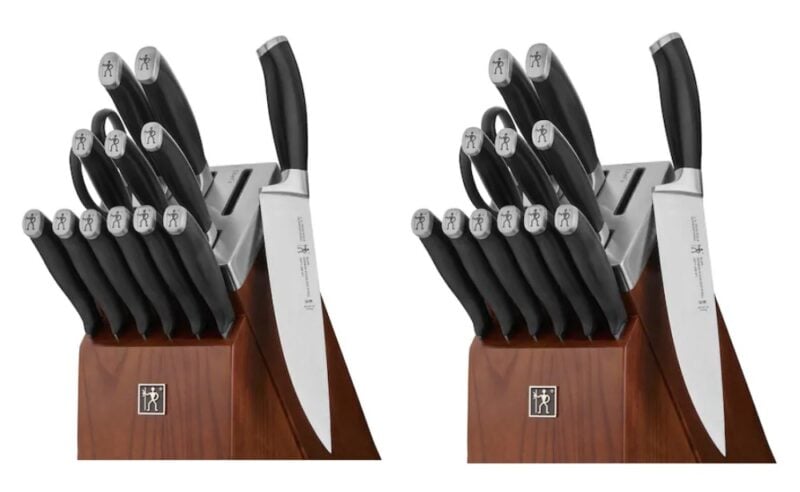 henckels 14 piece self sharpening knife set