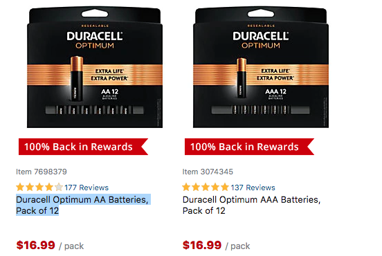 Up to 2 FREE Packs Duracell Optimum AA or AAA Batteries, Pack of 8 or 12  {After Rewards} at Office Depot/Max | Living Rich With Coupons®