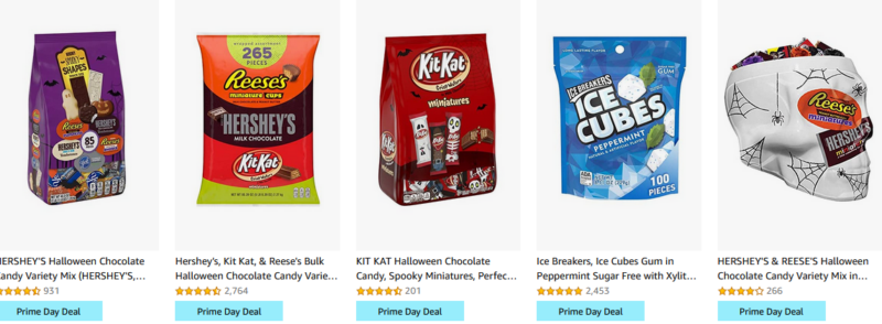 Amazon Prime Day | Up to 58% off Halloween Candy | Living Rich With ...