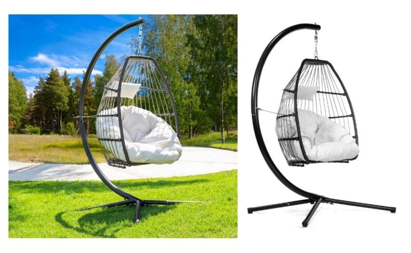 Super Price! Barton Premium Large Hanging Egg Chair w/Stand {Amazon