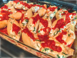 Easy Stuffed Shells Recipe | Spinach, Ricotta & Mozzarella