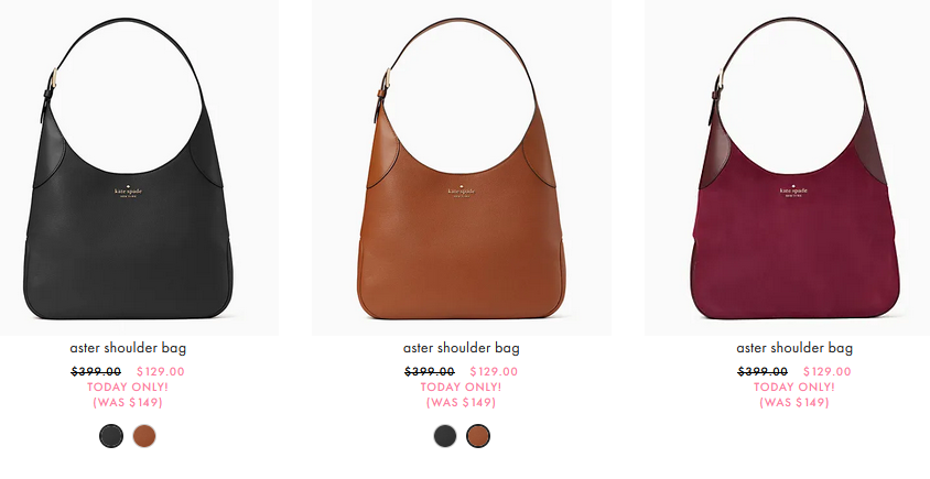 Kate Spade Aster Shoulder Bag only $129 (reg. $399) + Free Shipping! |  Living Rich With Coupons®