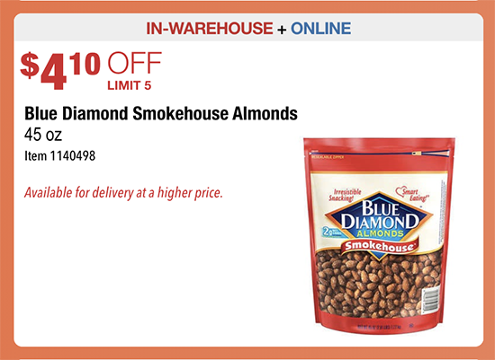 Blue Diamond Almonds Smokehouse 6 oz. – The Krazy Coupon Outlet