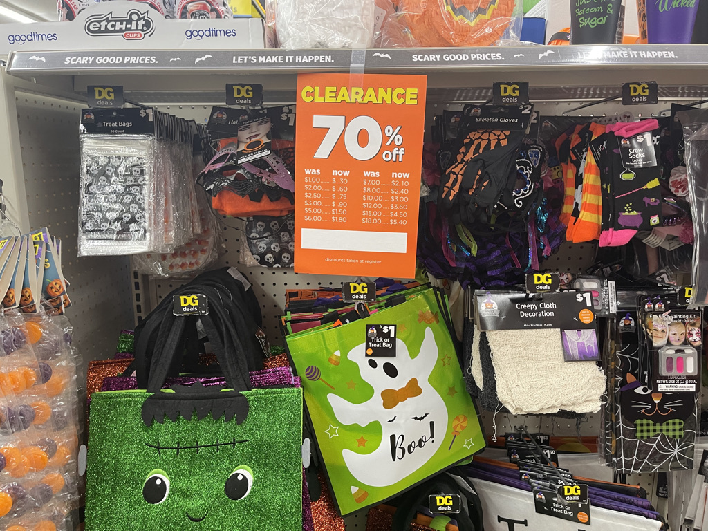 Up to 70 off Halloween Clearance at Dollar General Living Rich With