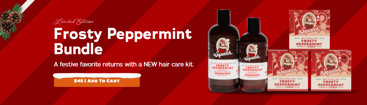 ❄️NEW Frosty Peppermint Haircare❄️ - Dr. Squatch Official Announcement 