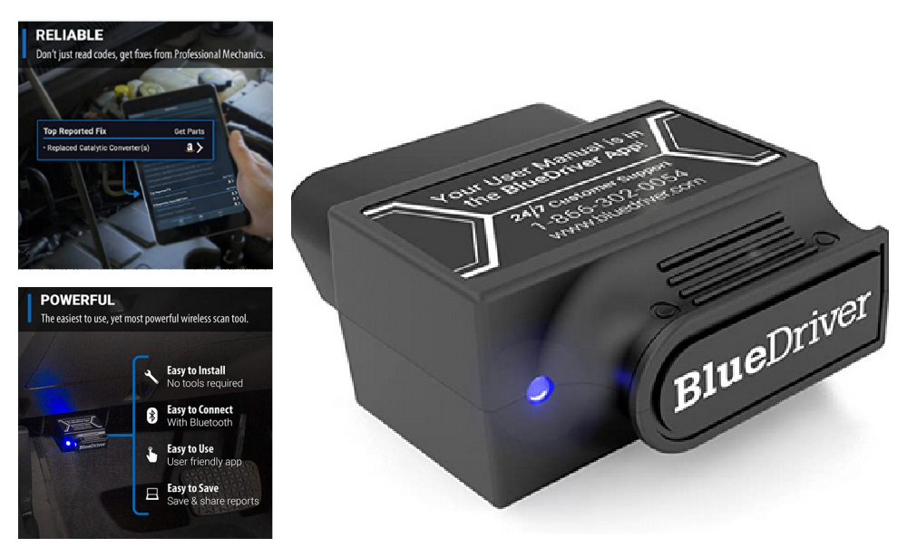 41% Off BlueDriver Bluetooth Pro OBDII Car Scan Tool, Scans Car for Codes  to Detect Issues
