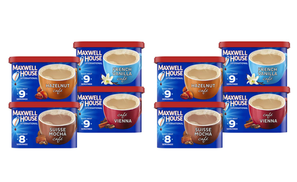 Stock Up Price! 50% Off Maxwell House International Variety Pack (4 ct ...