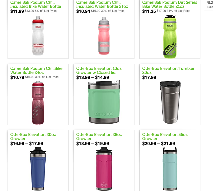 Prime Members Get $5 off Select Water Bottles – Camelbak, Contigo, & More  at WOOT! Starting at $5.79