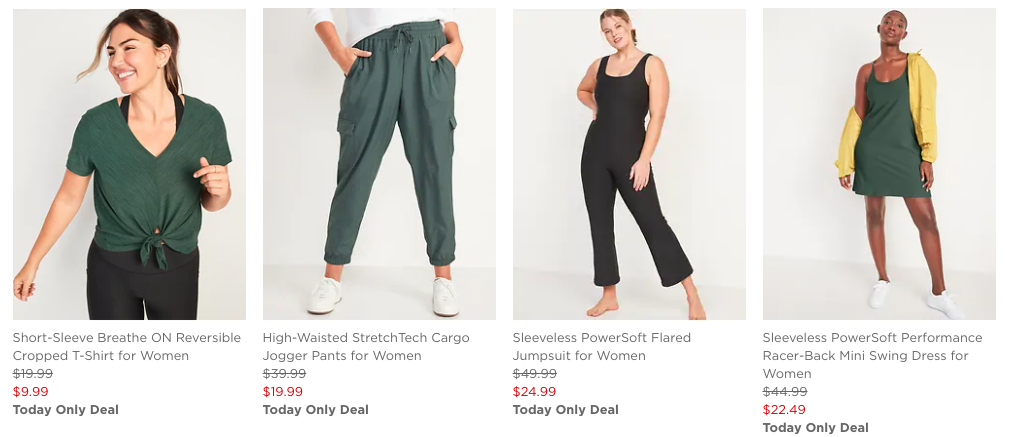 50% Off Activewear for the Family at Old Navy, Leggings, Shorts, Joggers,  & More!