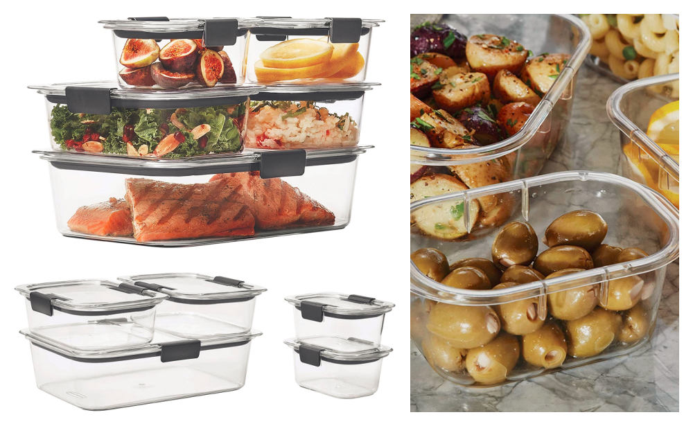  Rubbermaid Brilliance Leak-Proof Food Storage