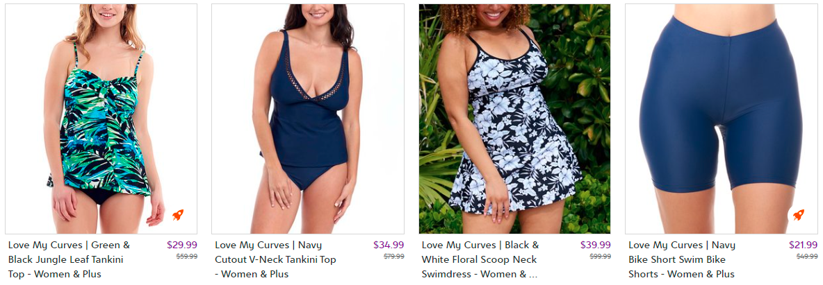 Zulily plus discount size swimwear