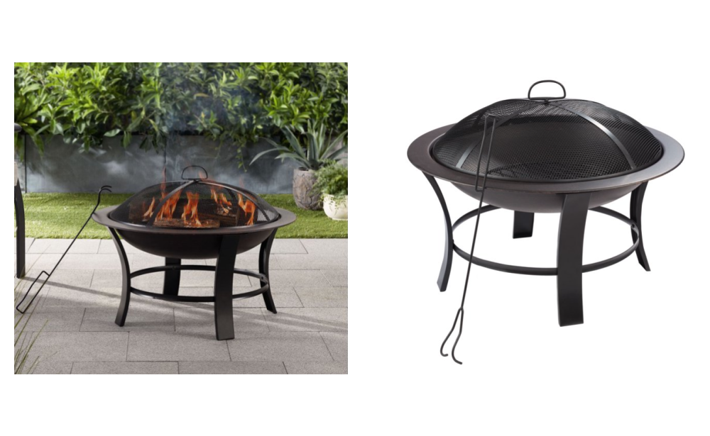 Mainstays fire pit online set