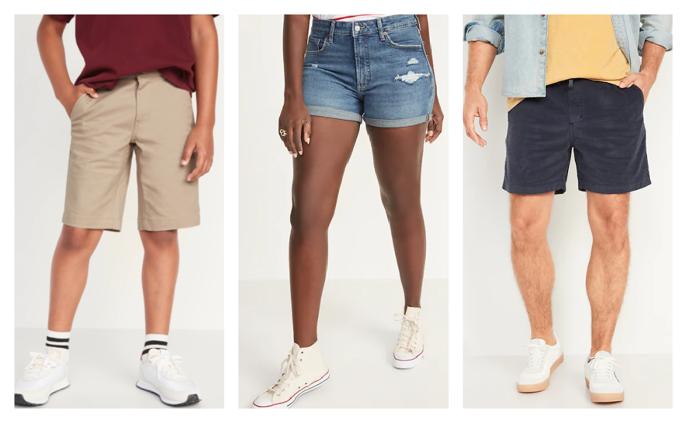 old navy 50 off shorts