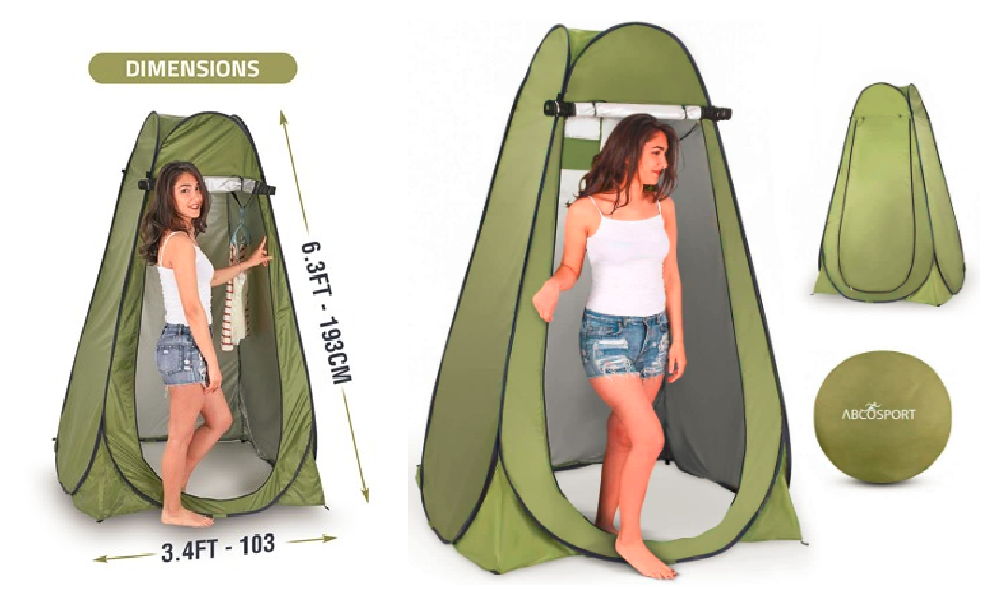 Abco Tech Instant Pop-Up Privacy Tent $23.99 (Reg. $59.97) at WOOT ...