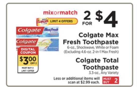 colgate digital coupons