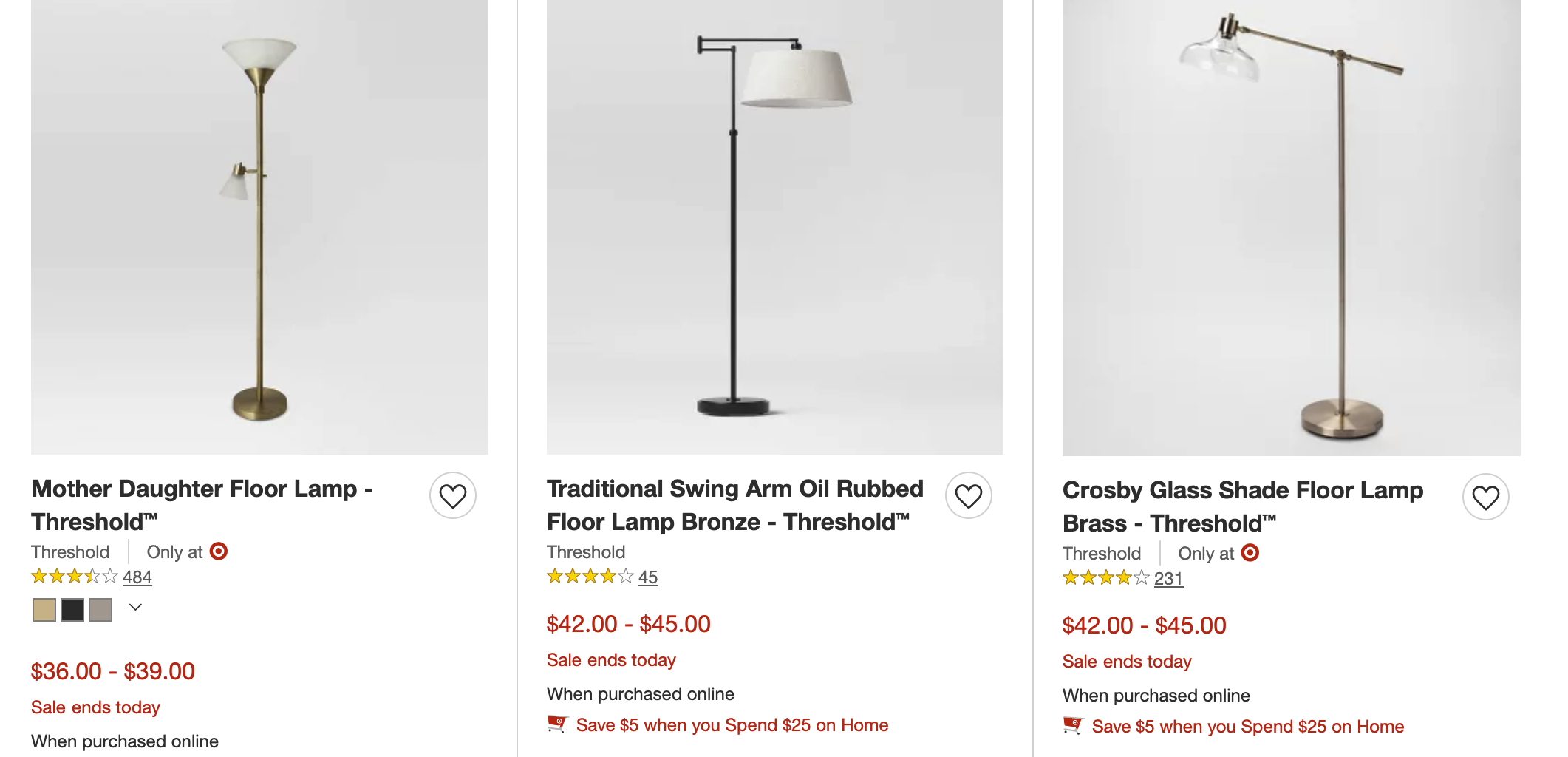 target mother daughter lamp