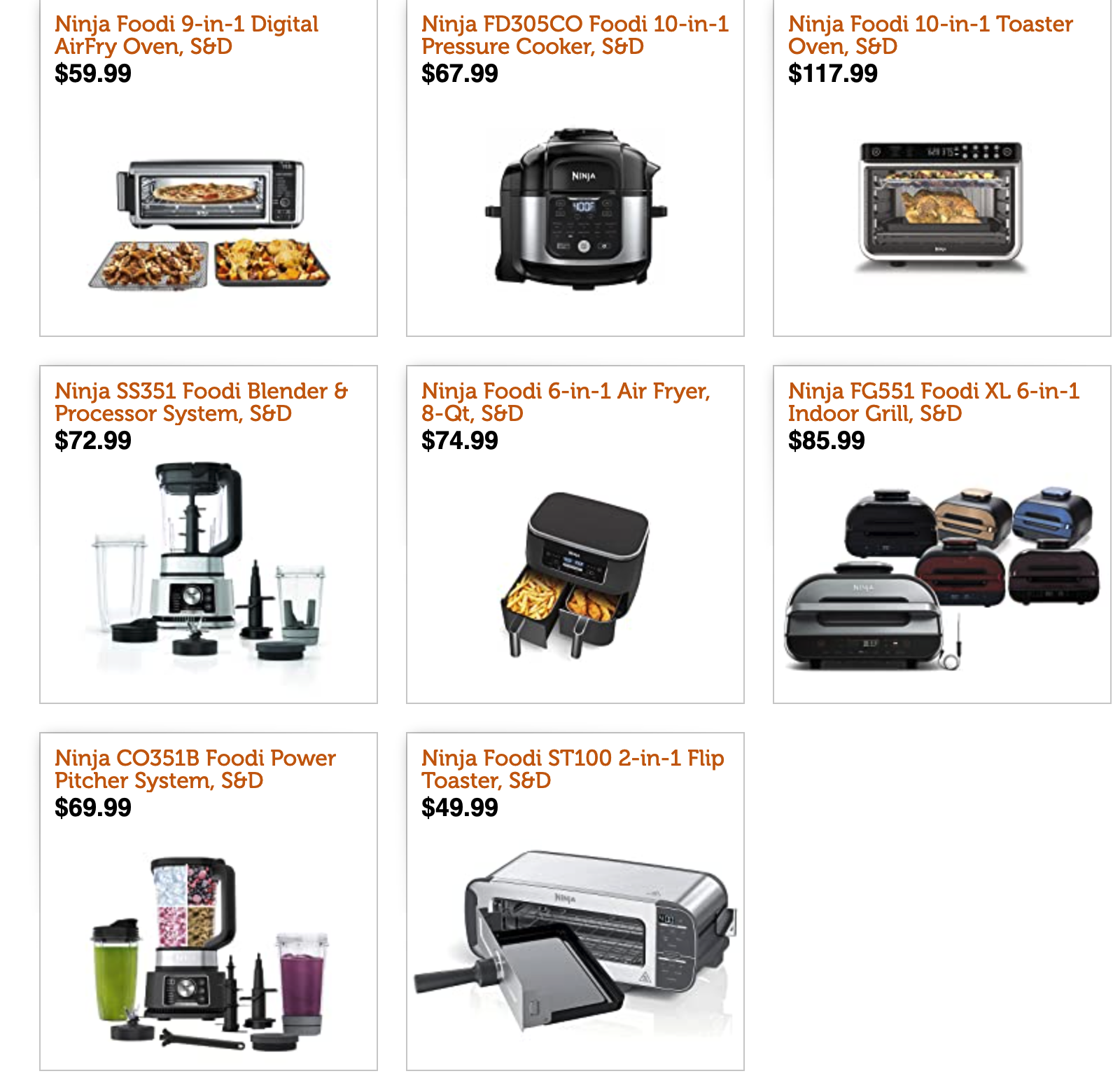 Ninja scratch and dent kitchen appliances from $50 at Woot - Clark Deals