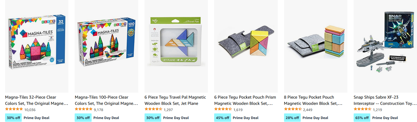 magna tiles prime day