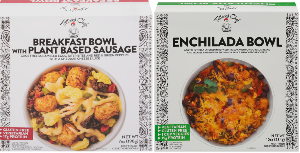Tattooed Chef Breakfast Bowls or Entrees, $2.50 at Stop & Shop, Instant  Savings Deal