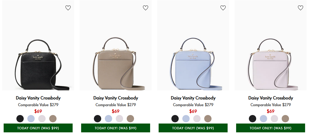 Kate Spade Daisy Vanity Crossbody only $69 (reg. $279) + Free Shipping! |  Living Rich With Coupons®