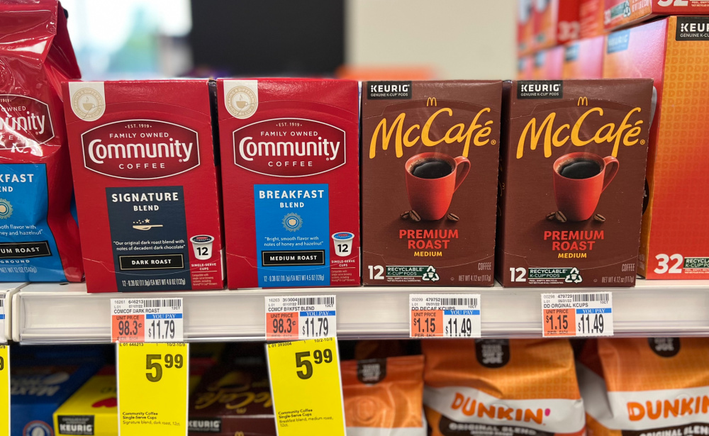 McCafe and Community Coffee Single Serve Cups Only 5.99 at CVS! No