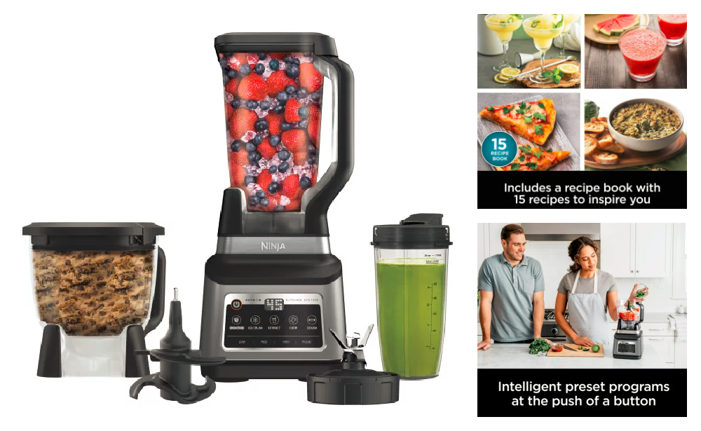 Ninja Professional Plus Kitchen System with Auto-iQ & 72 oz.* Total  Crushing Blender Pitcher only $149 Shipped (Reg $199) at Walmart!