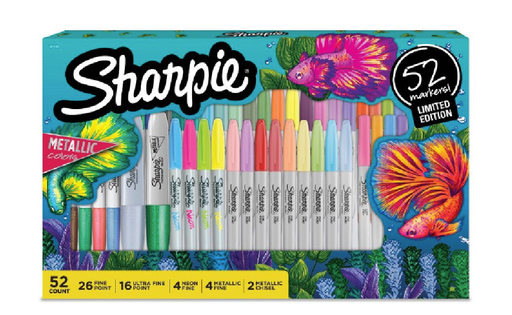 Sharpie 52ct Permanent Markers Fine Tip Holiday 2022 $19.99 (Reg. $39.99)  at Target