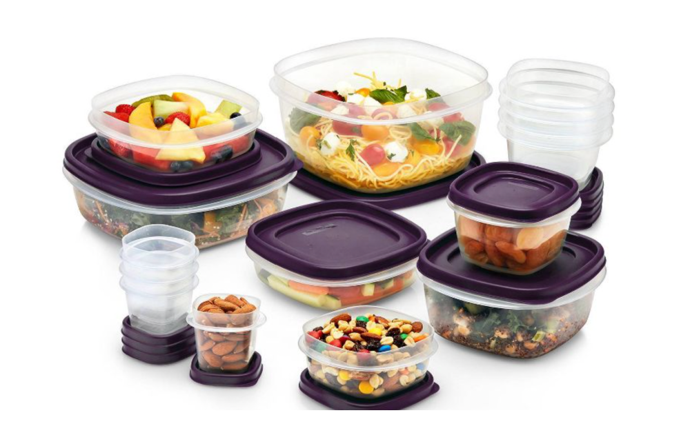 Rubbermaid 56 piece Food Storage Containers Set Easy Find Lids