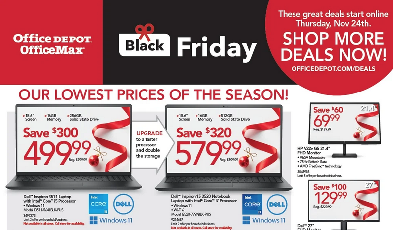 Office Depot/Office Max Black Friday Ad 2022 – Office Depot/Office Max  Deals, Hours & More | Living Rich With Coupons®